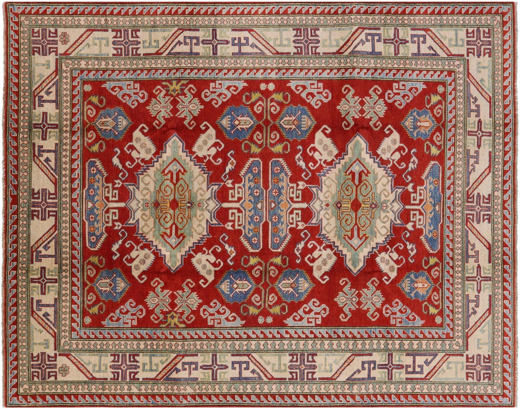 Hand Knotted Kazak Wool Rug - Manhattan Rugs