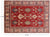 Clearance Red 7' 10" X 10' 10" Kazak Hand-Knotted Rug - P5640