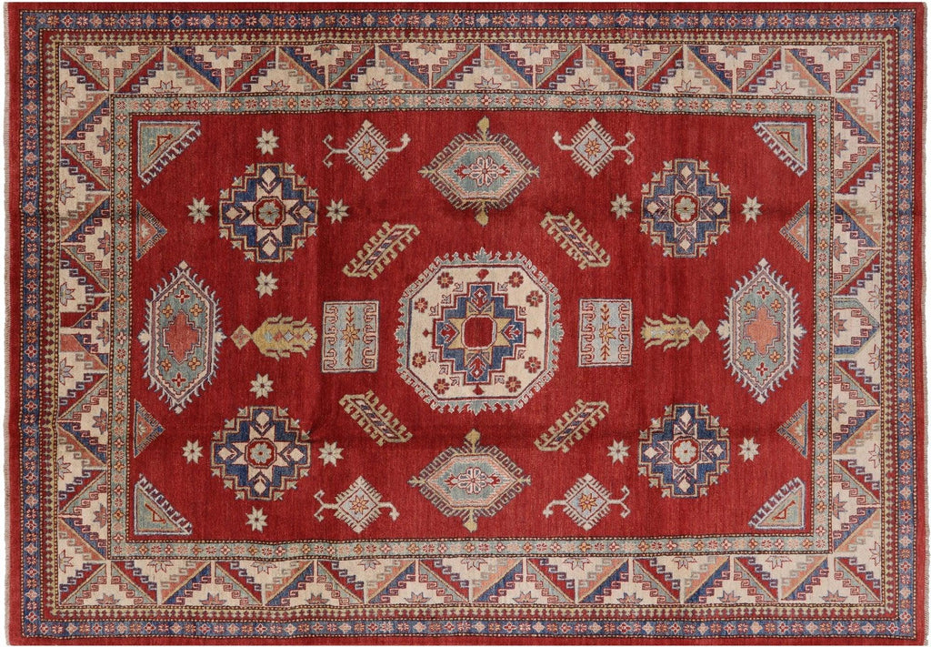 Hand-Knotted Kazak Wool Rug - Manhattan Rugs