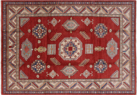Hand-Knotted Kazak Wool Rug - Manhattan Rugs