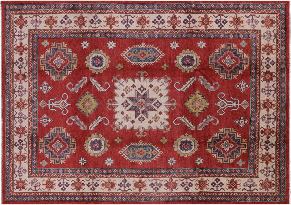 Kazak Hand-Knotted Wool Rug - Manhattan Rugs
