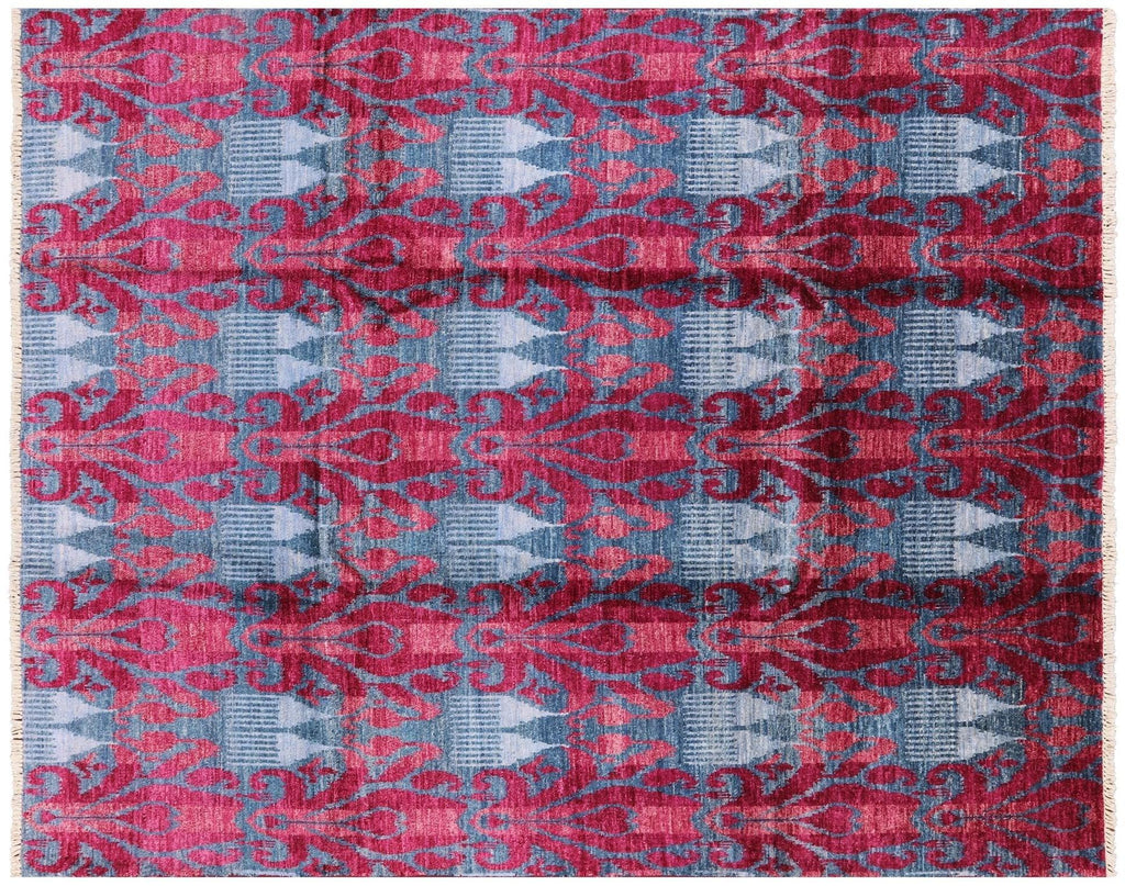 Hand Knotted Ikat Area Rug - Manhattan Rugs