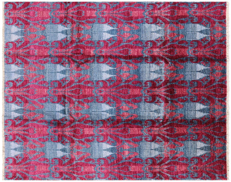 Hand Knotted Ikat Area Rug - Manhattan Rugs