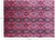 Pink 10' 0" X 13' 10" Ikat Hand Knotted Wool Rug - P6029