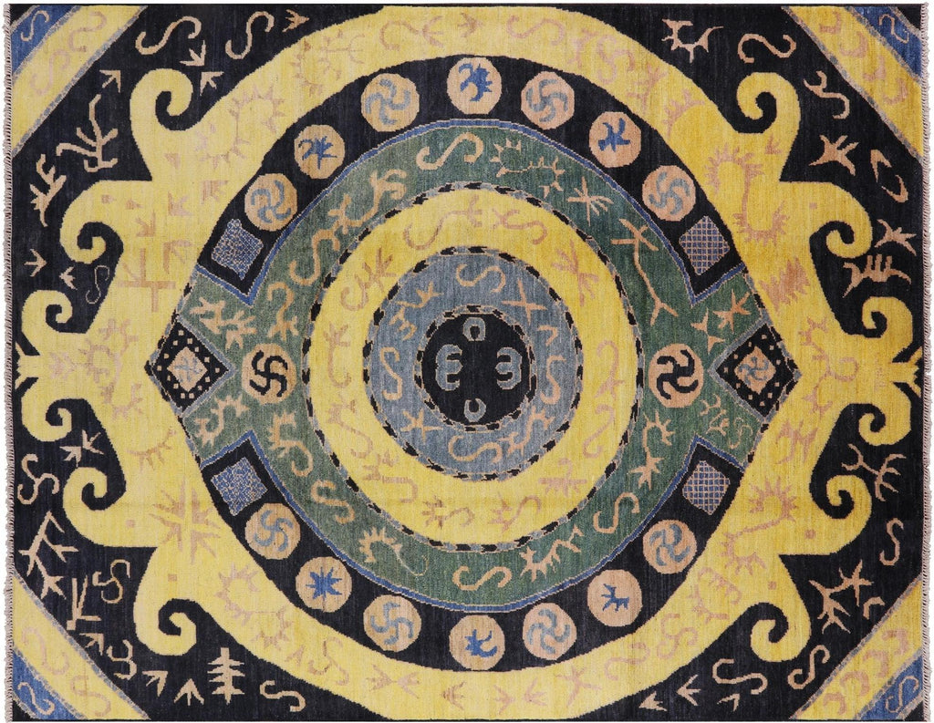 Ikat Handmade Wool Rug - Manhattan Rugs