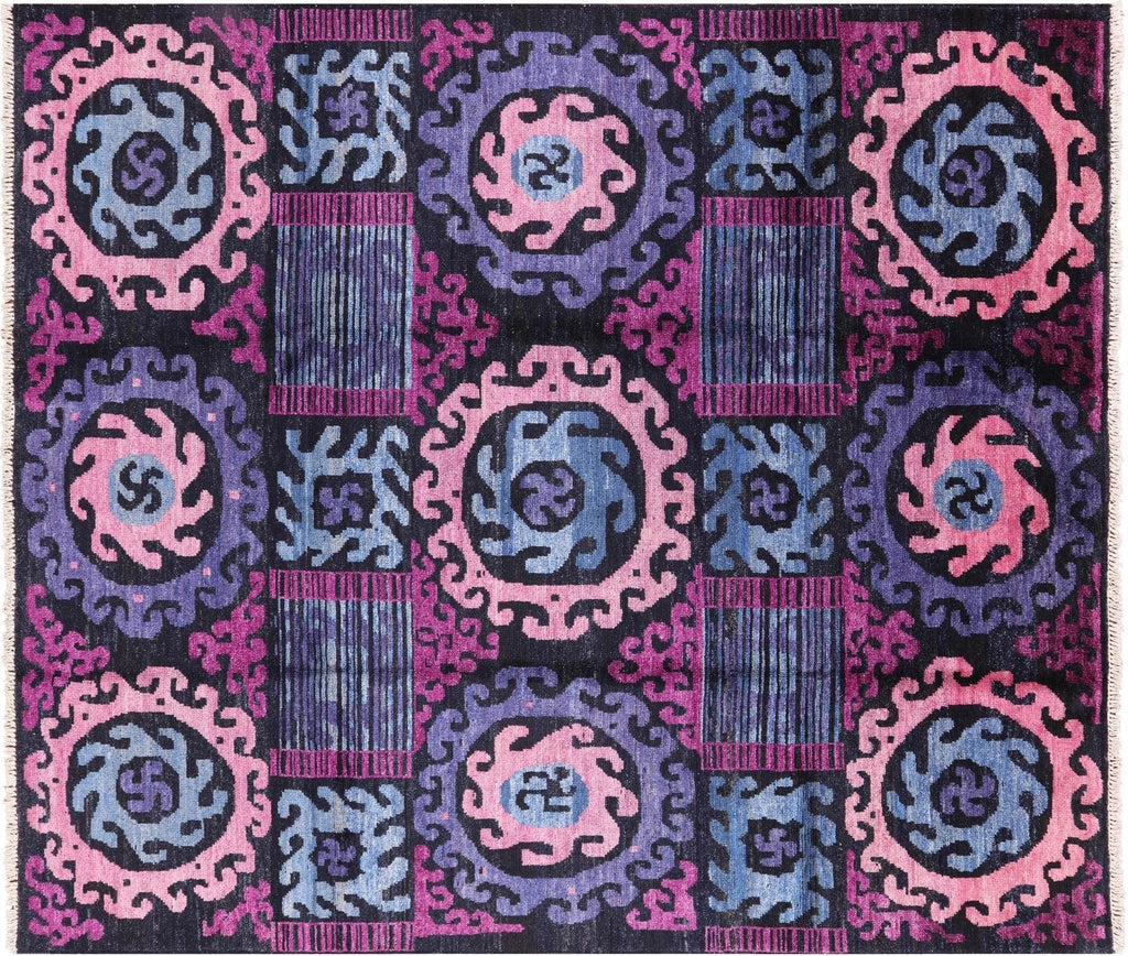 Gabbeh Hand Knotted Wool Rug - Manhattan Rugs