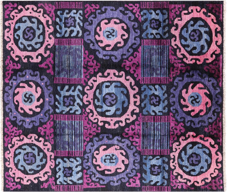 Gabbeh Hand Knotted Wool Rug - Manhattan Rugs