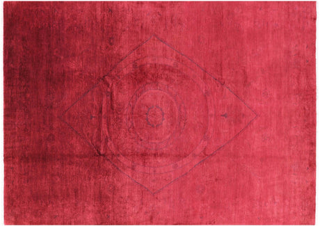 Hand Knotted Overdyed Full Pile Wool Rug - Manhattan Rugs