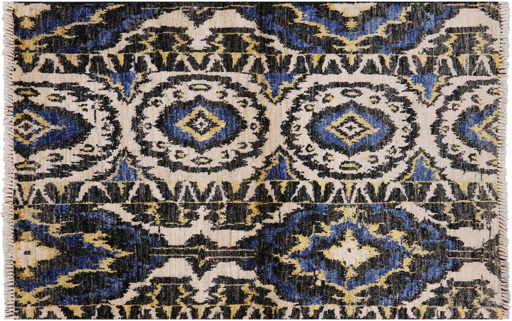 Ikat Handmade Area Rug - Manhattan Rugs