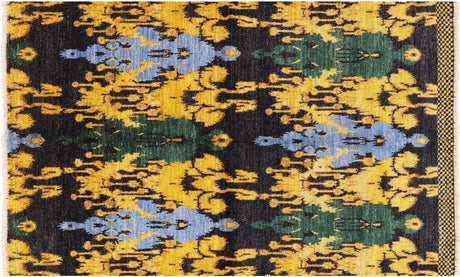 Ikat Handmade Wool Rug - Manhattan Rugs