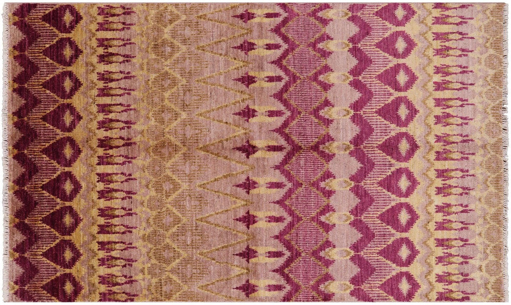 Hand Knotted Ikat Wool Rug - Manhattan Rugs
