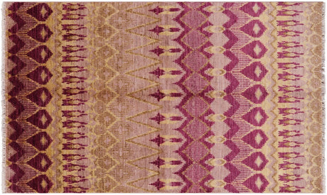 Hand Knotted Ikat Wool Rug - Manhattan Rugs