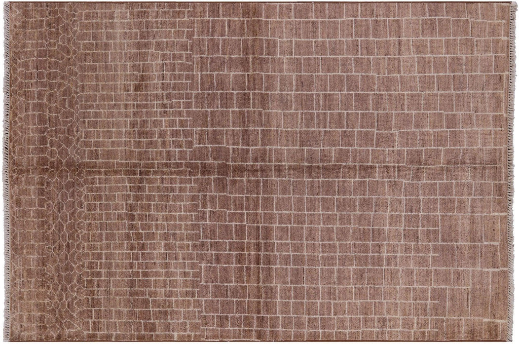 Moroccan Hand Knotted Wool Rug - Manhattan Rugs