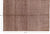 Brown 6' 1" X 8' 10" Moroccan Hand Knotted Wool Rug - P6436