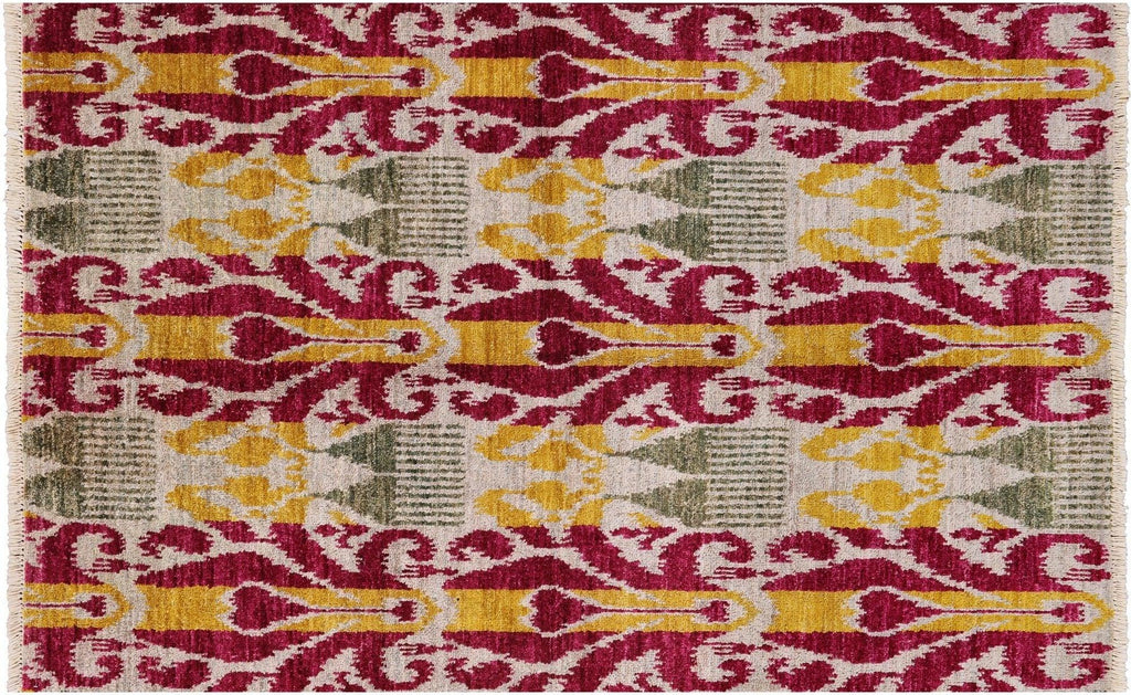 Handmade Ikat Wool Rug - Manhattan Rugs