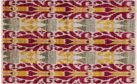 Handmade Ikat Wool Rug - Manhattan Rugs
