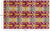 Handmade Ikat Wool Rug 4' 5" X 7' 0" - P6466