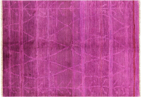 Full Pile Overdyed Hand Knotted Wool Rug - Manhattan Rugs