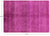 Pink Full Pile Overdyed Hand Knotted Wool Rug 6' 3" X 8' 10" - P6478
