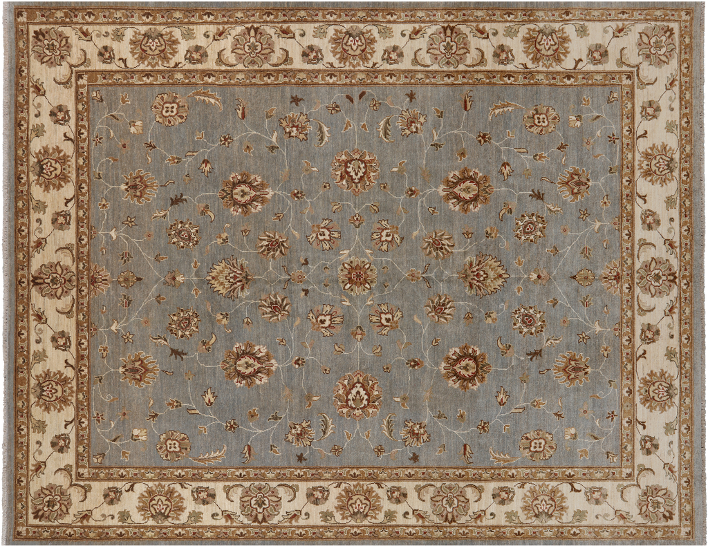Turkish Oushak Handmade Rug 8' 1" X 10' 4" - P6559