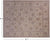 Ivory 8' 2" X 10' 1" Turkish Oushak Hand-Knotted Rug - P6563