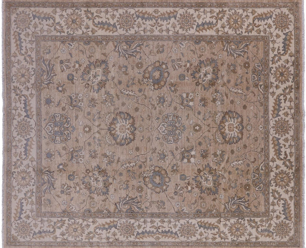 Turkish Oushak Hand Knotted Wool Rug - Manhattan Rugs