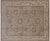 8' 0" X 9' 7" Turkish Oushak Hand Knotted Wool Rug - P6598