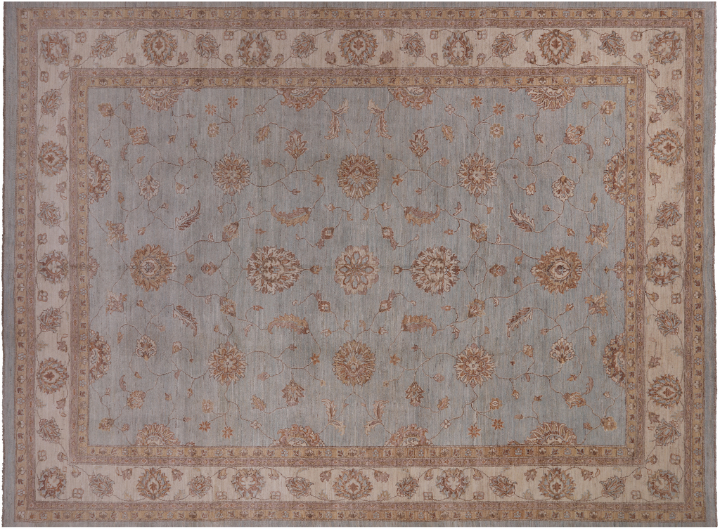 9' 0" X 12' 3" Hand Knotted Turkish Oushak Rug - P6600