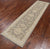 Grey 2' 8" X 9' 10" Turkish Oushak Hand Knotted Runner Rug - P6628