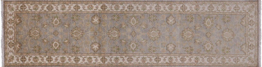Turkish Oushak Hand-Knotted Runner Rug - Manhattan Rugs