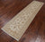 Ivory 2' 6" X 9' 9" Turkish Oushak Handmade Runner Rug - P6636