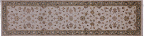 Oushak Hand Knotted Runner Wool Rug - Manhattan Rugs