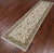 Ivory 2' 6" X 9' 9" Turkish Oushak Hand Knotted Runner Wool Rug - P6657