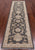 Grey 2' 8" X 9' 9" Runner Turkish Oushak Hand Knotted Rug - P6659