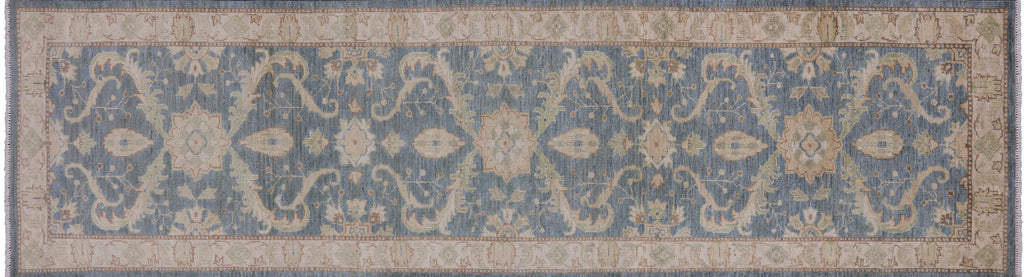 2' 8" X 9' 8" Turkish Oushak Hand Knotted Runner Rug - P6660