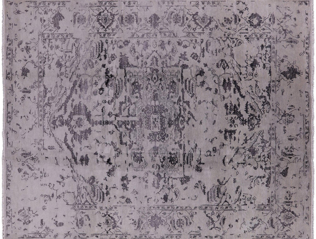 Persian Heriz Serapi Handmade Wool & Silk Rug - Manhattan Rugs