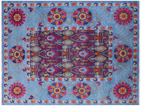 Hand Knotted William Morris Wool Rug - Manhattan Rugs