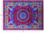 Red 10' 2" X 13' 5" William Morris Hand Knotted Rug - P6851