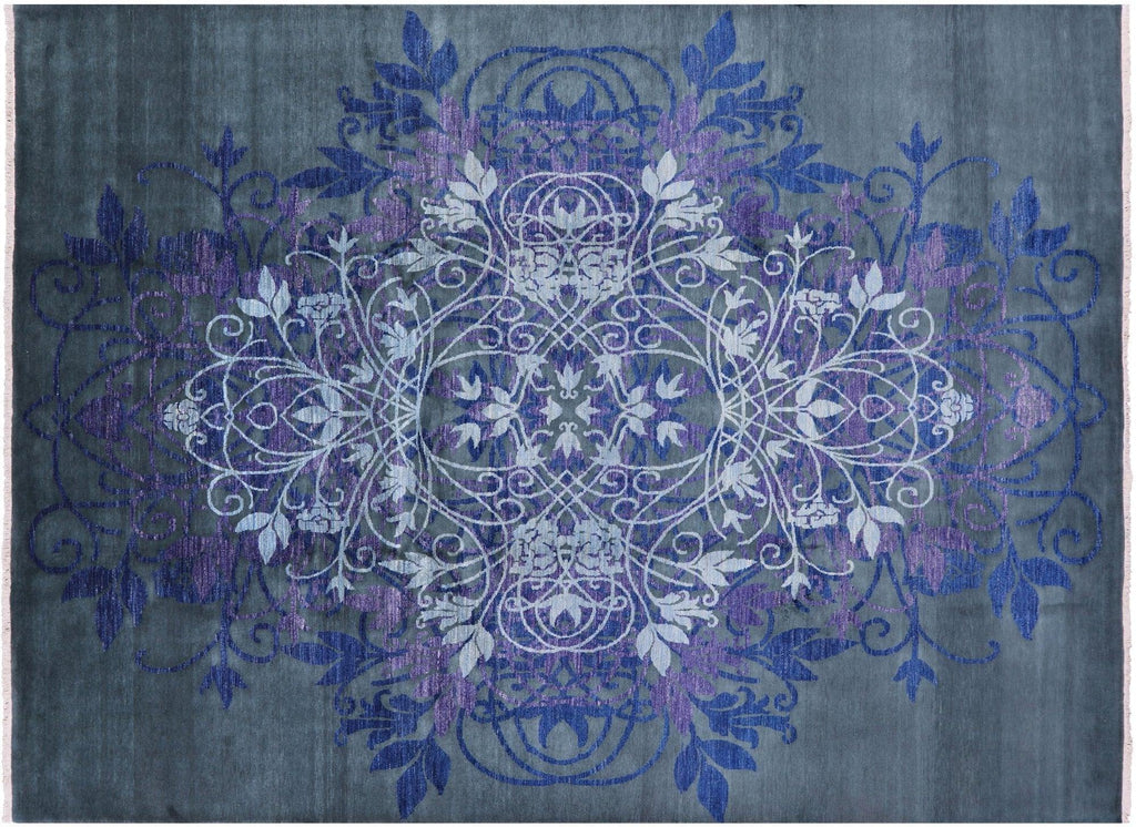Hand Knotted William Morris Area Rug - Manhattan Rugs