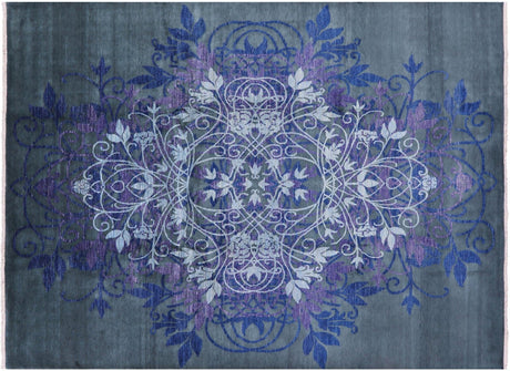 Hand Knotted William Morris Area Rug - Manhattan Rugs