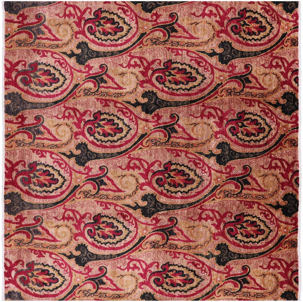 Square William Morris Hand-Knotted Rug - Manhattan Rugs