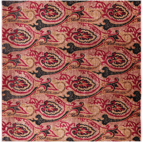 Square William Morris Hand-Knotted Rug - Manhattan Rugs