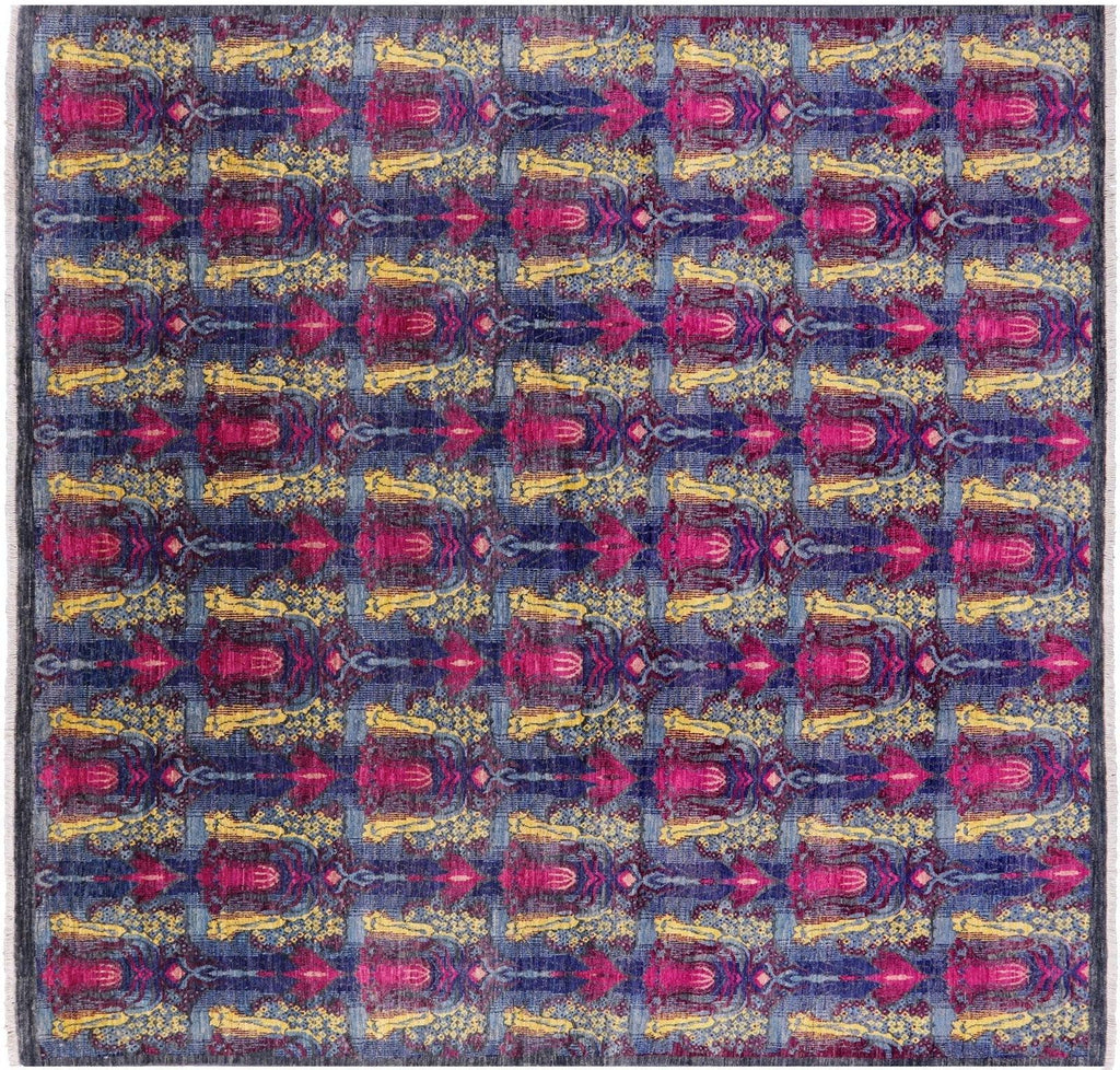 Square Hand-Knotted William Morris Rug - Manhattan Rugs