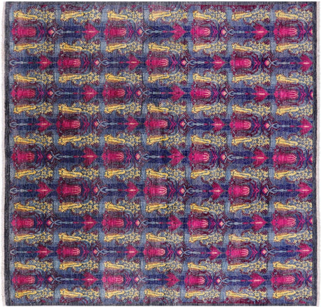 Square Hand-Knotted William Morris Rug - Manhattan Rugs