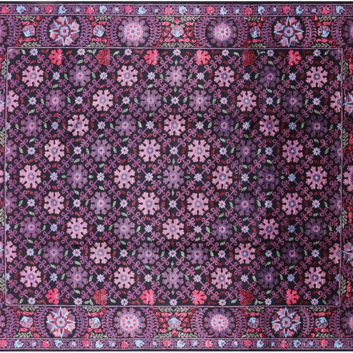 William Morris Hand Knotted Rug 8' 2