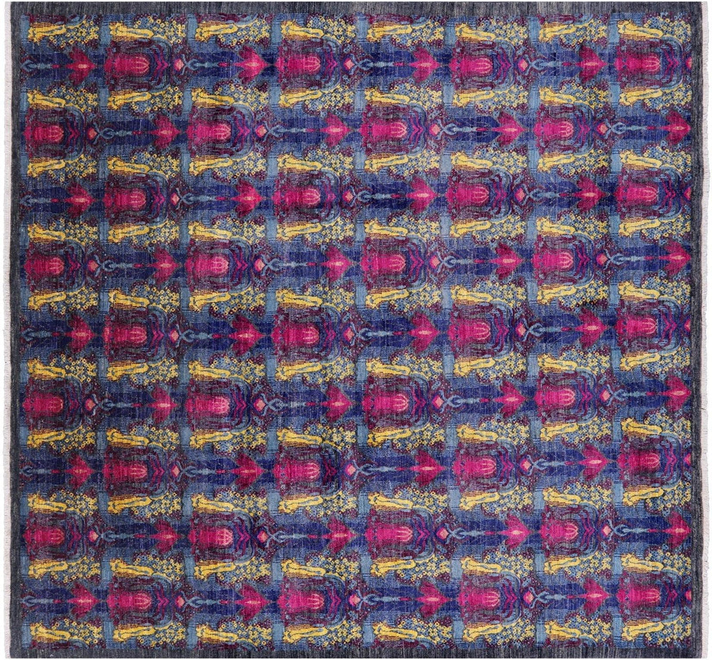 Square William Morris Hand Knotted Rug - Manhattan Rugs