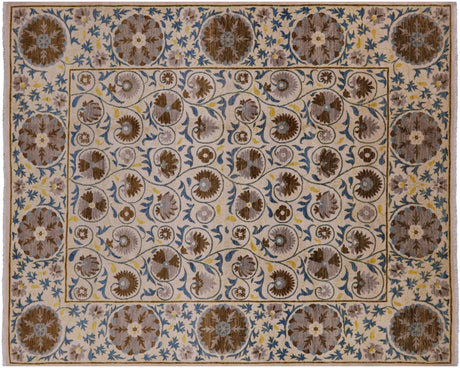 Hand-Knotted William Morris Rug - Manhattan Rugs