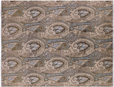 Hand Knotted William Morris Wool Rug - Manhattan Rugs