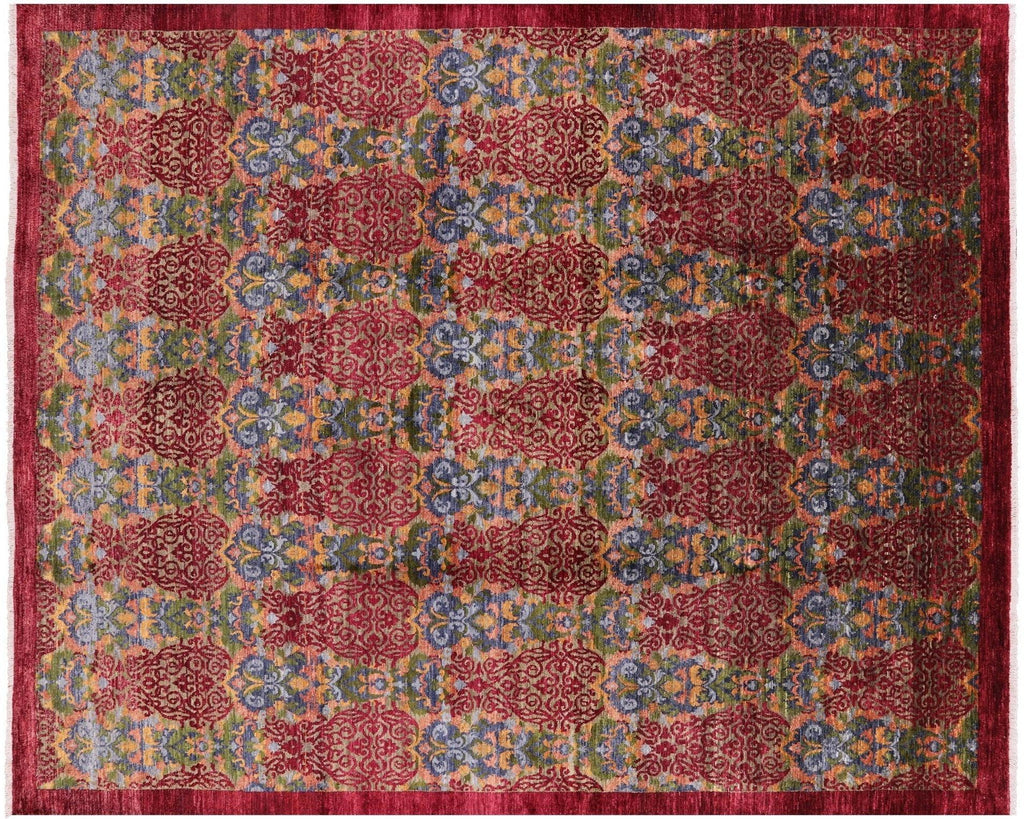 Hand-Knotted William Morris Wool Rug - Manhattan Rugs