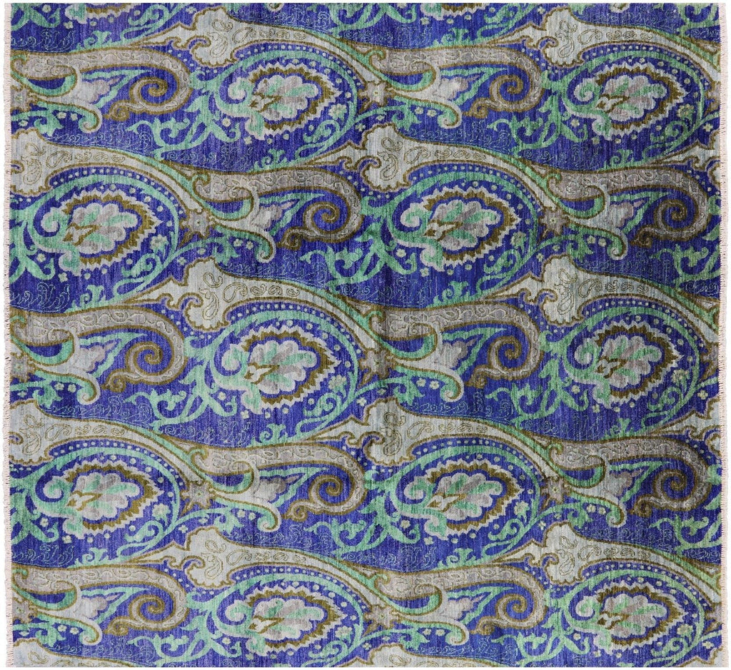 Square Handmade William Morris Rug - Manhattan Rugs